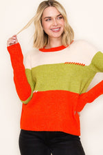 Bright Accent Sweater
