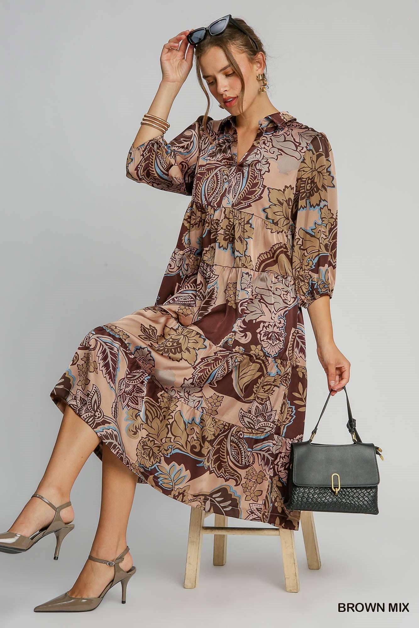 Paisley Midi Dress