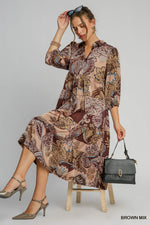 Paisley Midi Dress