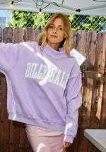 DILLYDALLY Mock Neck Sweatshirt