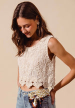 Embroidered Crop