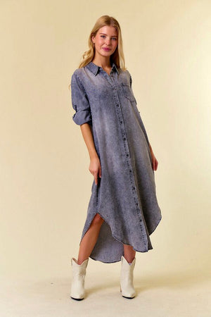Tencel Shirt Dress