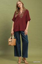 Leo Trim Blouse