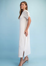 Twist Sleeve Knit Dress