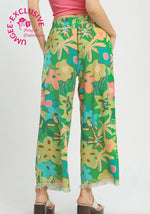 Floral Flash Pants
