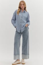 Draped Hem Top