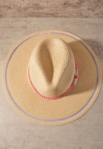 Beige Sheer Brim Sun Hat