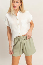 Sage Tencel Shorts