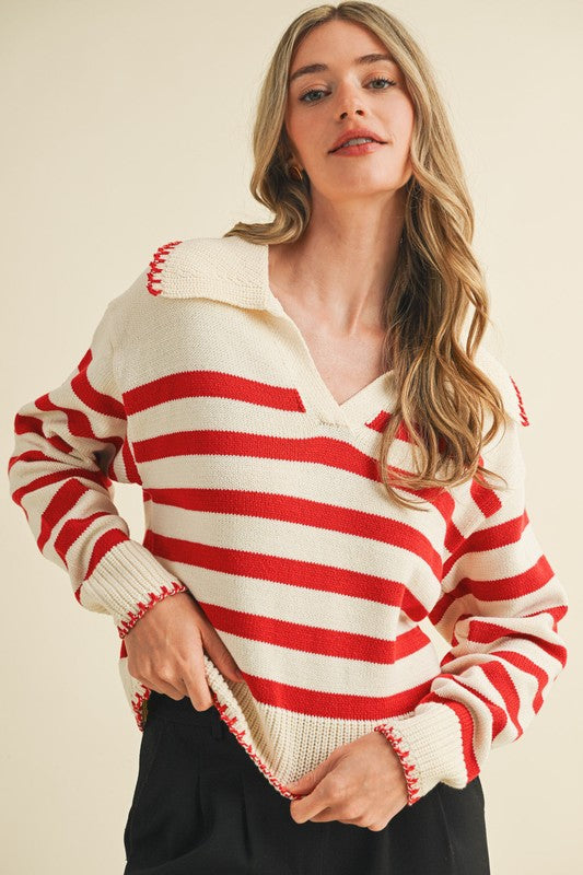 Blanket Stitch Sweater
