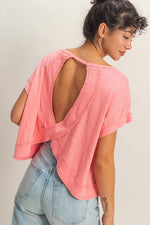 Cross Open-Back Top