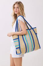 Jennifer Striped Beach Bag