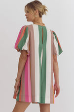 Vertical Stripe Dress