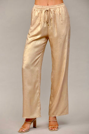 Gold Metallic Pants