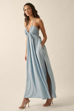 Denim Maxi Dress