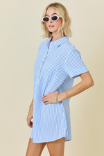 Striped Seersucker Dress
