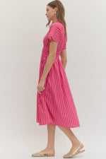 Peppy Stripe Midi