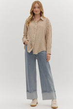 Draped Hem Top