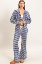 Waffle Stripe Hoodie