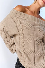 Ella One Shoulder Sweater
