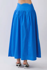 Studded Blue Skirt