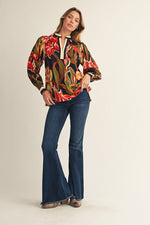 Mandarin Collar Top