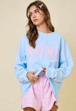 XOXO Patch Sweatshirt