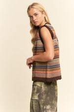 Striped Sweater Vest