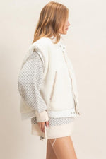 Stand Collar Sherpa Vest