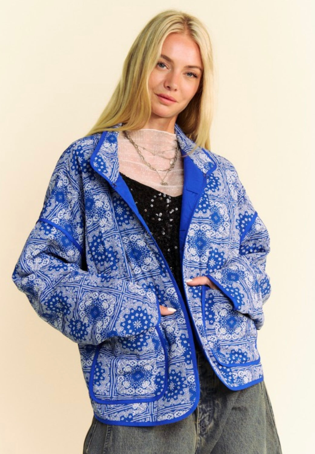 Quilted Bandana Jacket