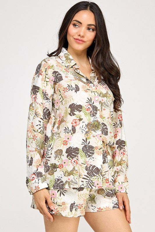 Jungle Print Top