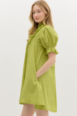 Pintuck Dress