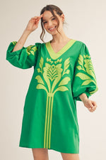 Baroque Applique Dress