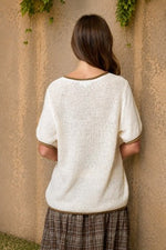 Contrasting Trim Top