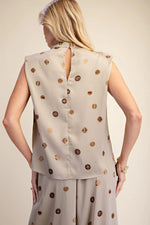 Stunning Polka Dot Top