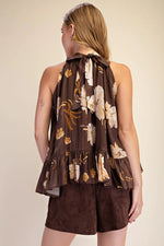 Floral Halter Top