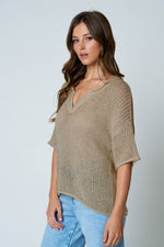 Crochet Knit Top