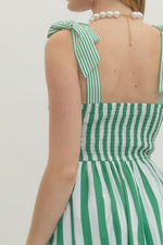 Maddie Striped Midi Dress