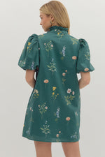 Floral Ruffle Mini Dress