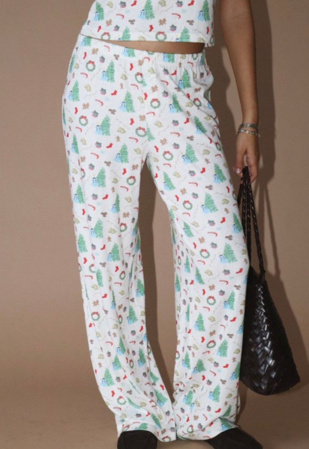 Gingerbread Rib Pajama Pants