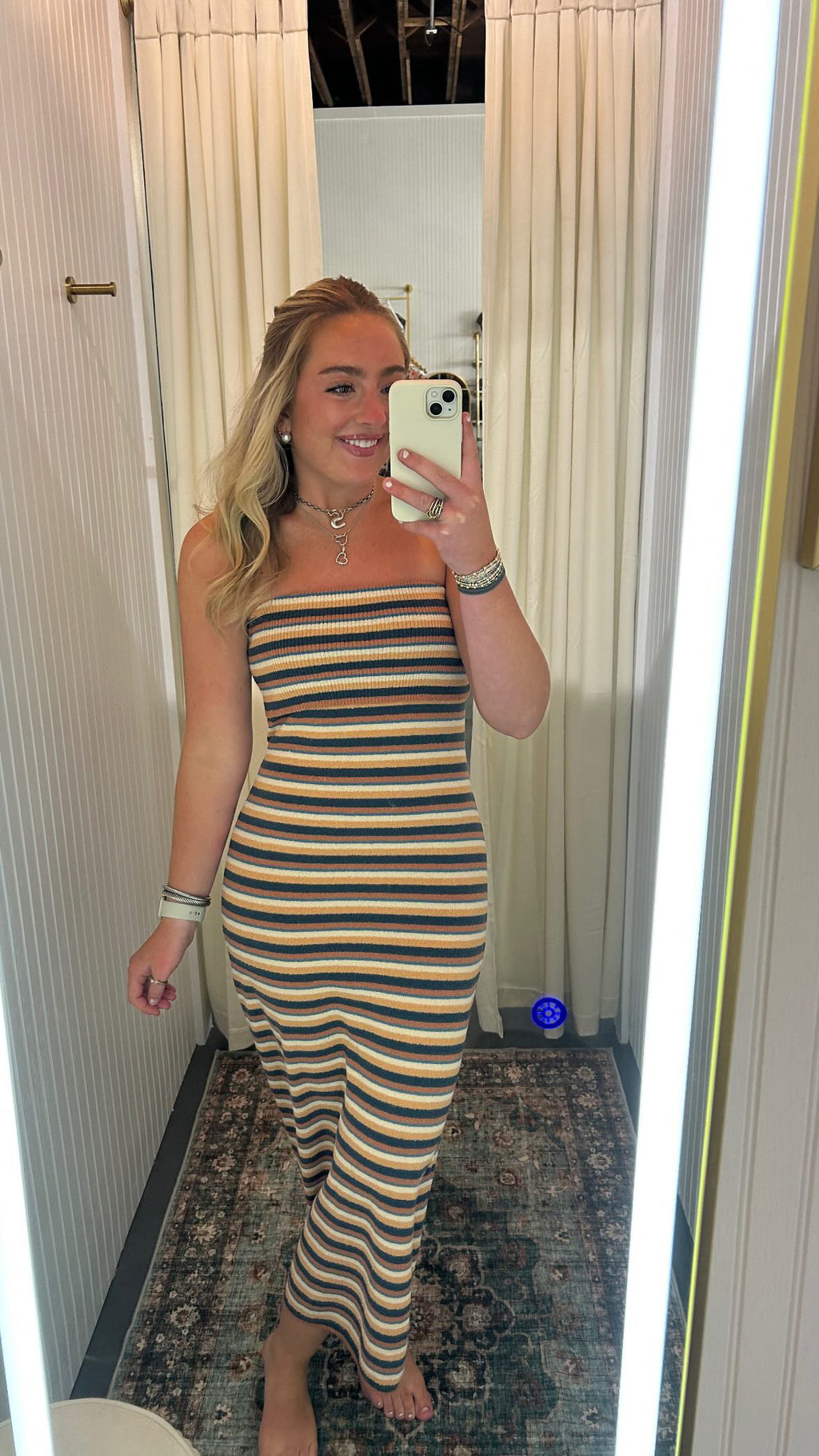 Tube Sweater Midi Dress
