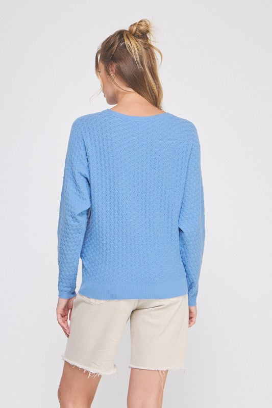 Pointelle Sweater