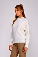 Diagonal Rib Sweater