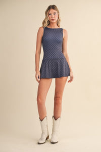 Polka-Dot Athletic Dress