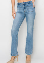 Patch Pocket Jeans by Risen