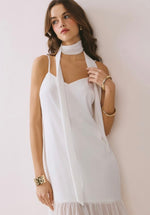 Chiffon Scarf Maxi Dress