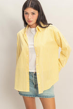 Striped Poplin Shirt