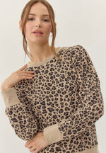 Pullover Leopard Sweatshirt