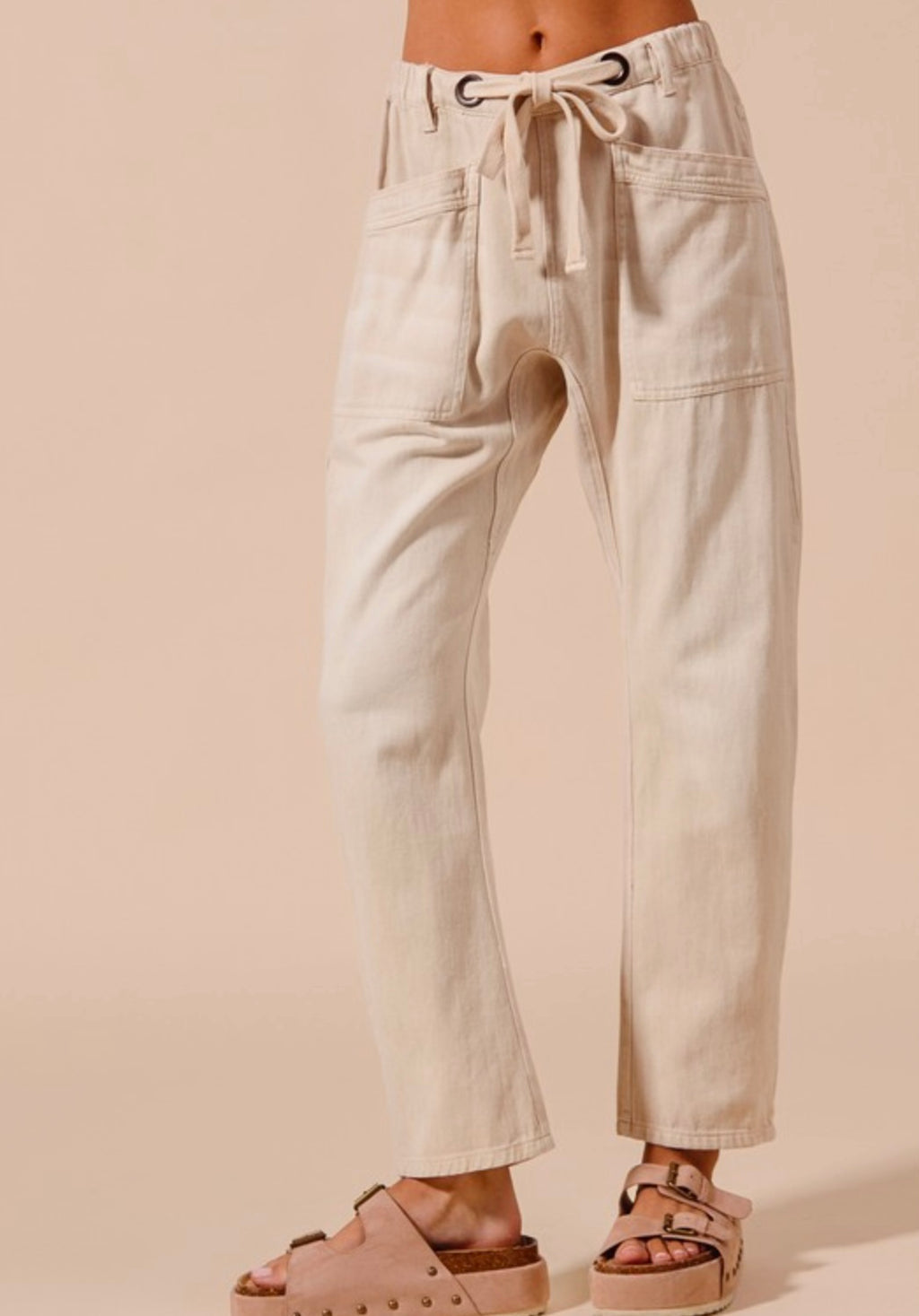 Oatmeal Barrel Pants