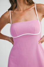 Contrast Binding Romper