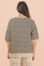 Striped Colorblock Top